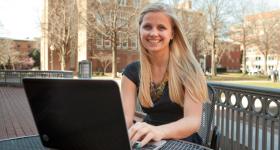 GW student studying Masters in Management